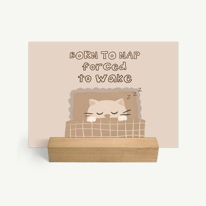 Born to nap forced to wake