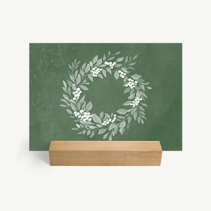 White Christmas Wreath