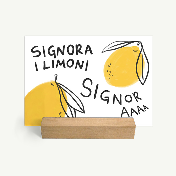 Signora i limoni signoraaaa