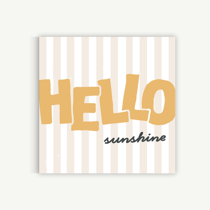 Hello sunshine