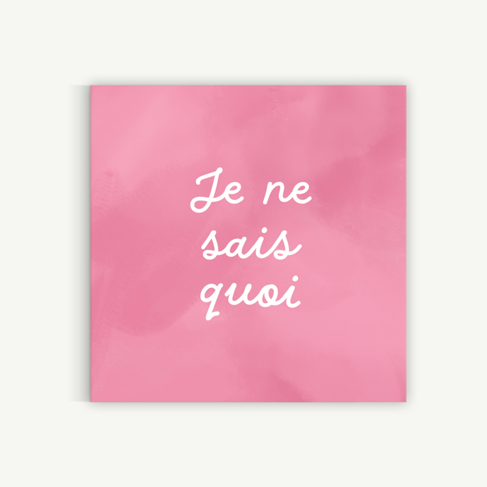 Je ne sais quoi